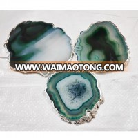 Green Agate Coasters